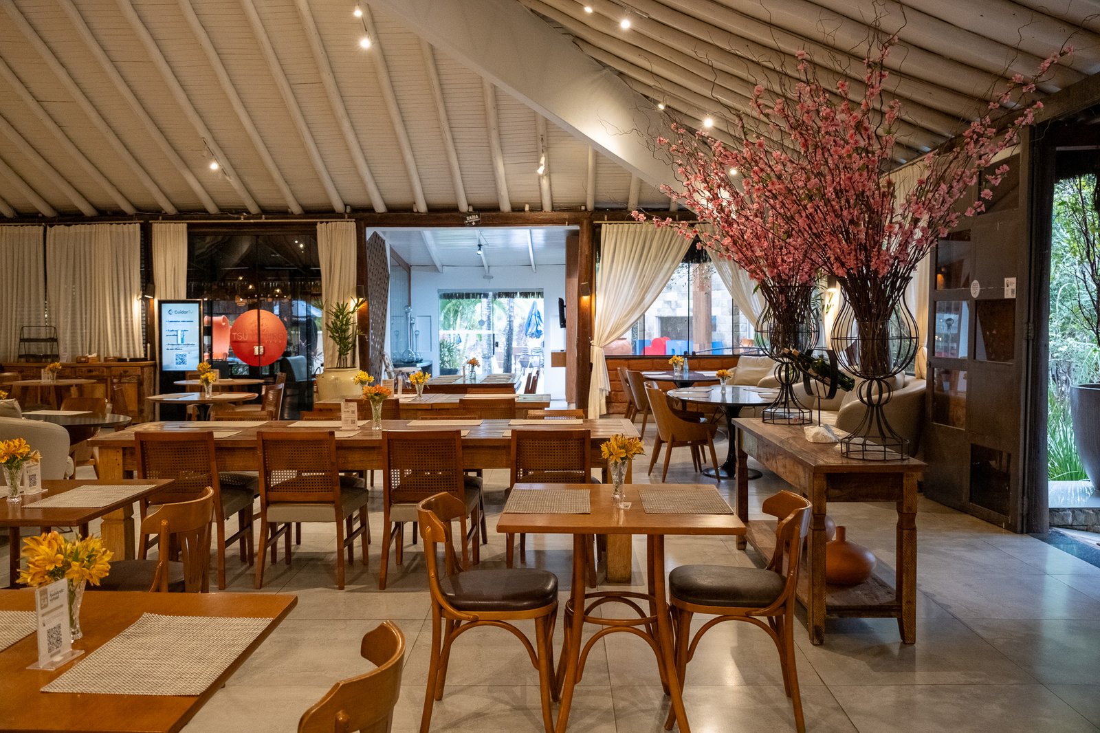 Restaurante da Villa — mesa de café da manhã